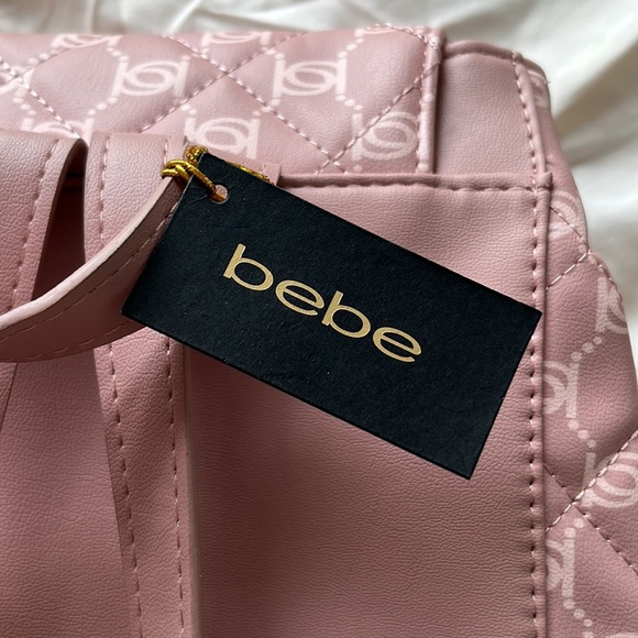 BRAND NEW NEVER USED BEBE medium bag pack - Picture 4 of 7